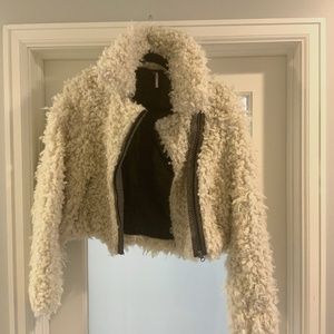 Free People Cropped Jacket, XS